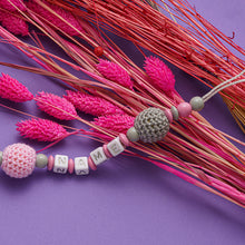 Lade das Bild in den Galerie-Viewer, Schnullerkette mit Name #11