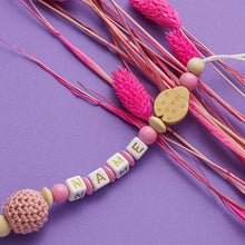 Lade das Bild in den Galerie-Viewer, Schnullerkette mit Name #12