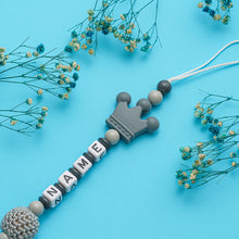 Lade das Bild in den Galerie-Viewer, Schnullerkette mit Name #20