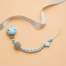 Lade das Bild in den Galerie-Viewer, Schnullerkette mit Name #36