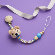 Lade das Bild in den Galerie-Viewer, Schnullerkette mit Name #46