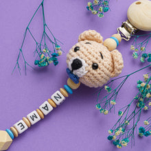 Lade das Bild in den Galerie-Viewer, Schnullerkette mit Name #46