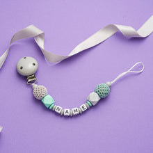 Lade das Bild in den Galerie-Viewer, Schnullerkette mit Name #37