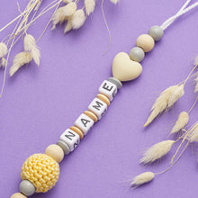 Lade das Bild in den Galerie-Viewer, Schnullerkette mit Name #18