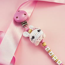 Lade das Bild in den Galerie-Viewer, Schnullerkette mit Name #48