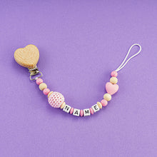 Lade das Bild in den Galerie-Viewer, Schnullerkette mit Name #51