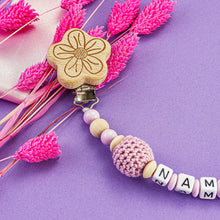 Lade das Bild in den Galerie-Viewer, Schnullerkette mit Name #52
