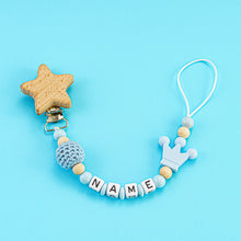 Lade das Bild in den Galerie-Viewer, Schnullerkette mit Name #54