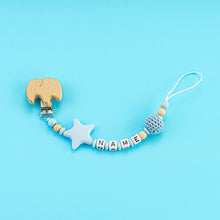 Lade das Bild in den Galerie-Viewer, Schnullerkette mit Name #55