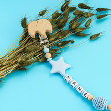 Lade das Bild in den Galerie-Viewer, Schnullerkette mit Name #55