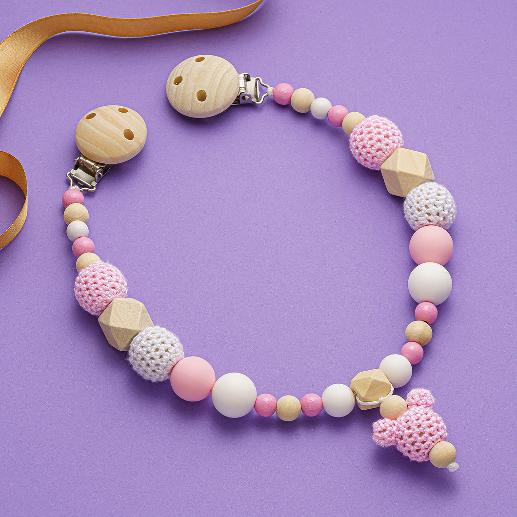Babywagenkette - Rosa Micky
