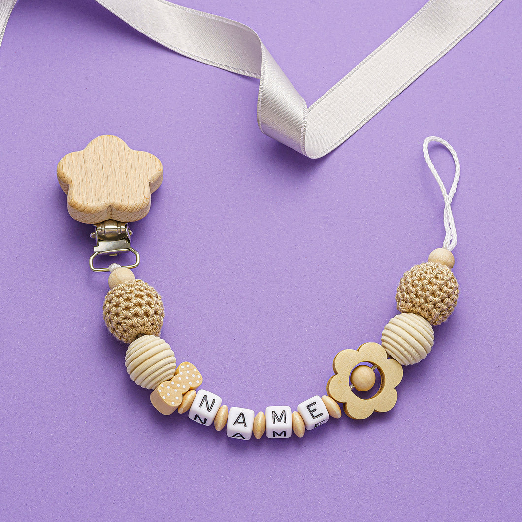 Schnullerkette mit Name #30