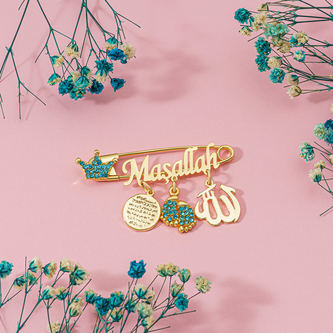 Masallah Stecknadel für Baby - Variante 5