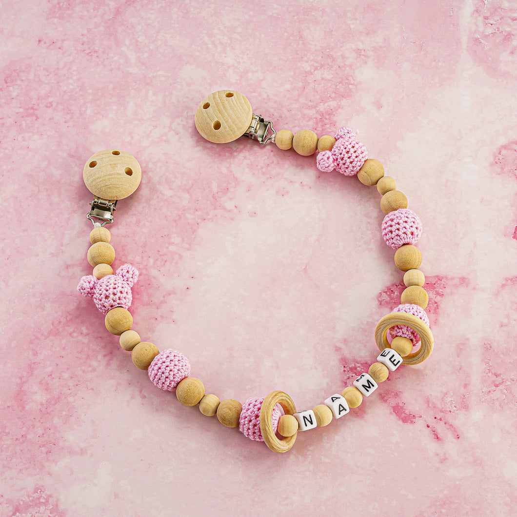 Babywagenkette - Rosa Traum