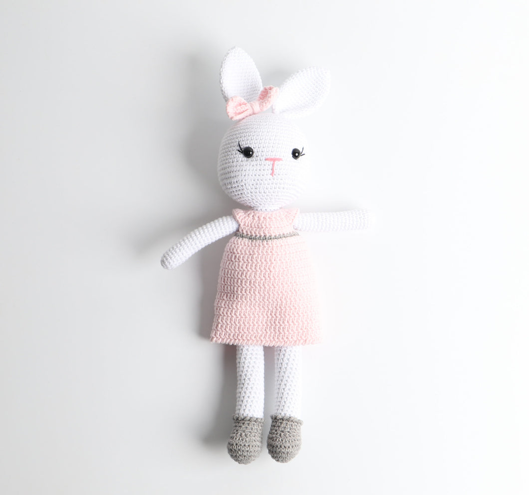Häkelpuppe - Hasi (Rosa)